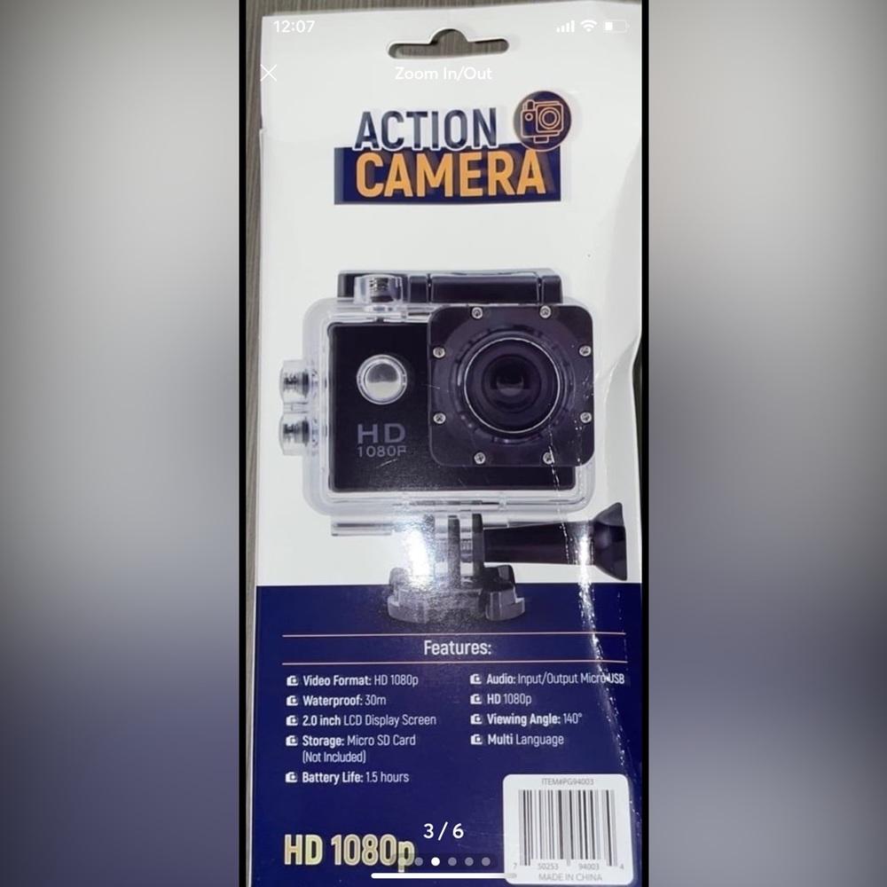 Waterproof action camera - Picture 5 of 7